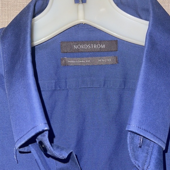 MEN'S NORDSTROM TRADITIONAL FIT LONG SLEEVE BUTTON DOWN SHIRT‎ - Picture 4 of 7